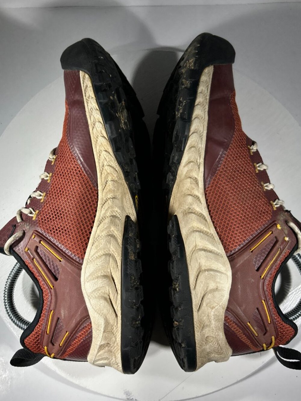 KEEN NXIS Womens Hiking Shoes Size 8.5 Brown Waterproof Sneakers Camping Trail - Picture 7 of 12